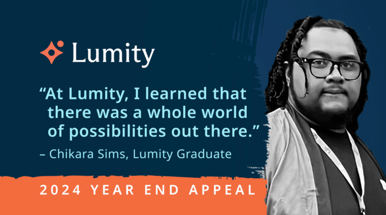 Lumity 2024 Year End Appeal Chikara