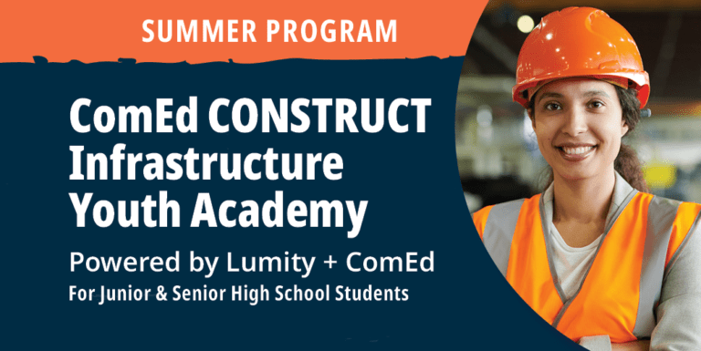 Woman construction worker with hard hat on